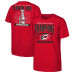 Подростковая Carolina Hurricanes Fanatics Red 2026 Stanley Cup Champions Signature Roster T-Shirt