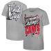 Подростковая Carolina Hurricanes Fanatics Heather Gray 2026 Stanley Cup Champions Authentic Locker Room T-Shirt