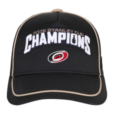 Подростковая Carolina Hurricanes Fanatics Black 2026 Stanley Cup Champions Locker Room Hat Подростковая Carolina Hurricanes Fanatics Black 2026 Stanley Cup Champions Locker Room Hat