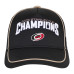 Подростковая Carolina Hurricanes Fanatics Black 2026 Stanley Cup Champions Locker Room Hat