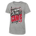 Футболка Girls Youth Carolina Hurricanes Fanatics Heather Gray 2026 Stanley Cup Champions Replica Locker Room
