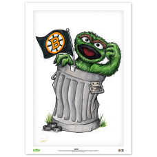 Постер Boston Bruins Oscar the Grouch 24 x 36