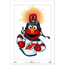 Постер New Jersey Devils Elmo 14 x 20