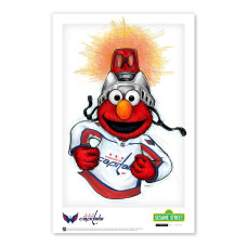 Постер Washington Capitals Elmo 11 x 17 Sesame Street