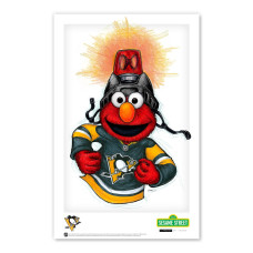 Постер Pittsburgh Penguins Elmo 11 x 17 Sesame Street Постер Pittsburgh Penguins Elmo 11 x 17 Sesame Street