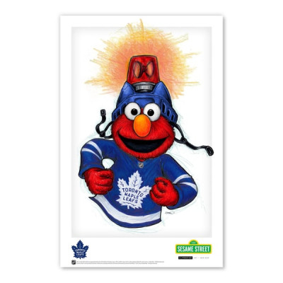 Постер Elmo Toronto Maple Leafs 11" x 17" Sesame Street