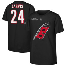 Подростковая Carolina Hurricanes Seth Jarvis Outerstuff Black 2026 Stanley Cup Champions Name & Number T-Shirt Подростковая Carolina Hurricanes Seth Jarvis Outerstuff Black 2026 Stanley Cup Champions Name & Number T-Shirt