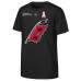 Подростковая Carolina Hurricanes Sebastian Aho Outerstuff Black 2026 Stanley Cup Champions Name & Number T-Shirt
