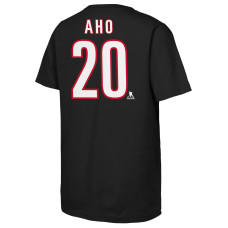 Подростковая Carolina Hurricanes Sebastian Aho Outerstuff Black 2026 Stanley Cup Champions Name & Number T-Shirt Подростковая Carolina Hurricanes Sebastian Aho Outerstuff Black 2026 Stanley Cup Champions Name & Number T-Shirt