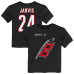 Детская Carolina Hurricanes Seth Jarvis Outerstuff Black 2026 Stanley Cup Champions Name & Number T-Shirt