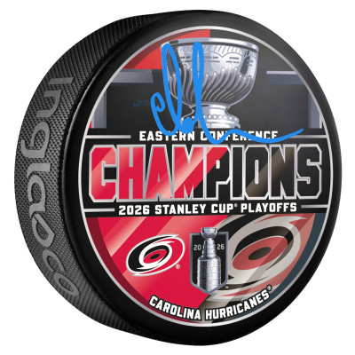 Шайба Andrei Svechnikov Carolina Hurricanes Autographed Fanatics Authentic 2026 Eastern Conference Champions