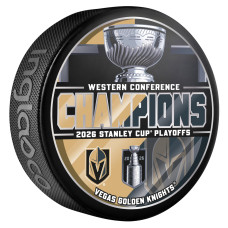 Шайба Vegas Golden Knights Inglasco 2026 NHL Western Conference Champions