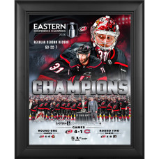 Коллаж Carolina Hurricanes Fanatics Authentic 2026 NHL Eastern Conference Champions Framed 13 x 16