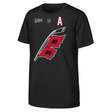 Подростковая Carolina Hurricanes Sebastian Aho Outerstuff Black 2026 Stanley Cup Final Name & Number T-Shirt