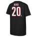 Подростковая Carolina Hurricanes Sebastian Aho Outerstuff Black 2026 Stanley Cup Final Name & Number T-Shirt