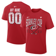 Именная футболка Carolina Hurricanes Red 2026 Stanley Cup Final Name & Number