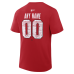 Именная футболка Carolina Hurricanes Red 2026 Stanley Cup Final Name & Number