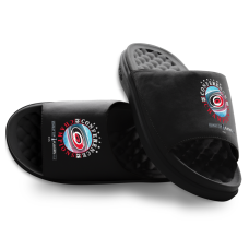Unisex Carolina Hurricanes ISlide Black 2026 NHL Eastern Conference Champions Motive Slide Sandals