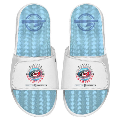 Unisex Carolina Hurricanes ISlide 2026 NHL Eastern Conference Champions Gel Slide Sandals