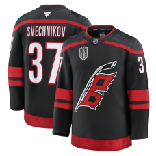 Джерси Carolina Hurricanes Andrei Svechnikov Fanatics Black 2026 Stanley Cup Final Home Premium Джерси Carolina Hurricanes Andrei Svechnikov Fanatics Black 2026 Stanley Cup Final Home Premium