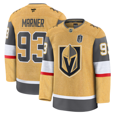 Джерси Vegas Golden Knights Mitch Marner Fanatics Gold 2026 Stanley Cup Final Premium