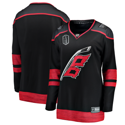 Женская Джерси Carolina Hurricanes Fanatics Black 2026 Stanley Cup Final Home Breakaway