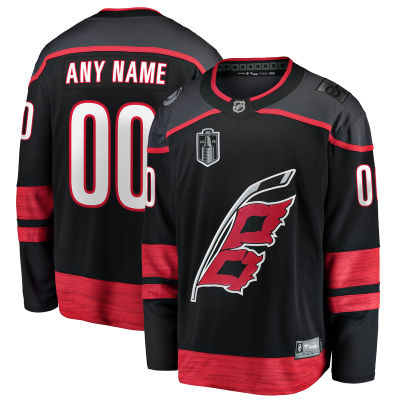 Именная джерси Carolina Hurricanes Fanatics Black 2026 Stanley Cup Final Home Breakaway