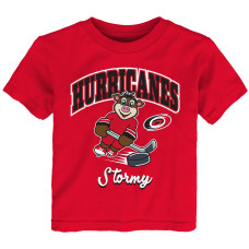 Детская Carolina Hurricanes Outerstuff Red Baby Mascot T-Shirt