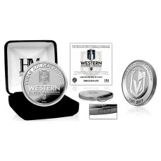 Монета Vegas Golden Knights Highland Mint 2026 NHL Western Conference Champions Silver Монета Vegas Golden Knights Highland Mint 2026 NHL Western Conference Champions Silver