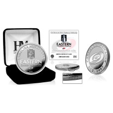Монета Carolina Hurricanes Highland Mint 2026 NHL Eastern Conference Champions Silver Commemorative Монета Carolina Hurricanes Highland Mint 2026 NHL Eastern Conference Champions Silver Commemorative