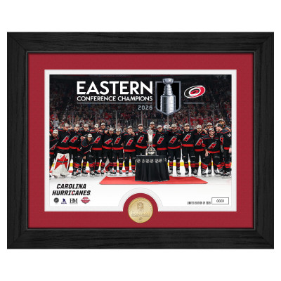 Фото Carolina Hurricanes Highland Mint 2026 NHL Eastern Conference Champions 13 x 16 Framed Celebration with Bronze Coin