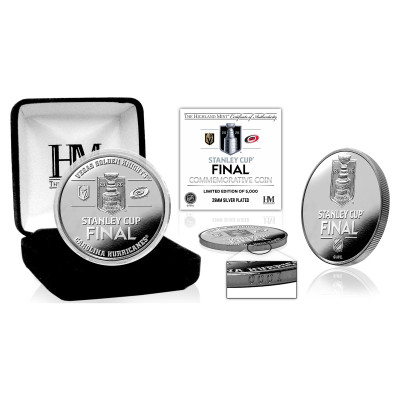 Highland Mint Vegas Golden Knights vs. Carolina Hurricanes 2026 Stanley Cup Final Matchup Silver Commemorative Coin