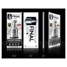 Highland Mint Vegas Golden Knights vs. Carolina Hurricanes 2026 Stanley Cup Final Matchup Commemorative Ticket 3D Acrylic Block Art Highland Mint Vegas Golden Knights vs. Carolina Hurricanes 2026 Stanley Cup Final Matchup Commemorative Ticket 3D Acrylic Block Art