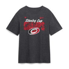 Именная футболка Carolina Hurricanes Charcoal 2026 Stanley Cup Champions Tri-Blend