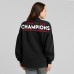 Женская Футболка с длинным рукавом Carolina Hurricanes Fanatics Black 2026 Stanley Cup Champions Lace-Up Spirit Jersey