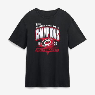 Футболка Carolina Hurricanes Black 2026 NHL Eastern Conference Champions