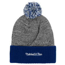 Детская шапка с помпоном Toronto Maple Leafs Mitchell & Ness Mascot Cuffed - Blue/Gray