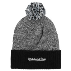 Детская шапка с помпоном Los Angeles Kings Mitchell & Ness Black/Gray Mascot Cuffed