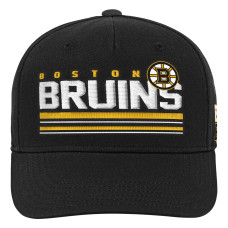 Детская бейсболка Boston Bruins Mitchell & Ness Black Triple Play Pro Pinch