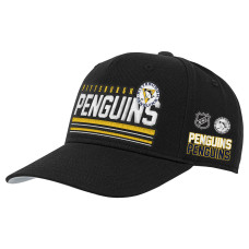 Детская бейсболка Pittsburgh Penguins Mitchell & Ness Black Triple Play Pro Pinch