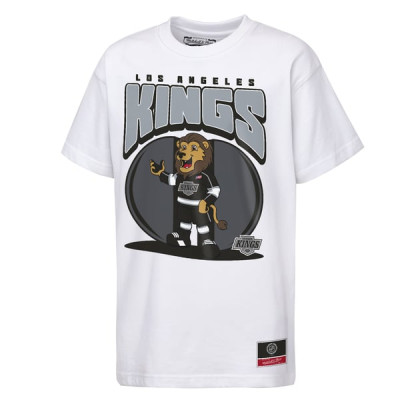 Детская футболка Los Angeles Kings Mitchell & Ness White Mascot Mania