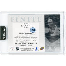 Карточка Josh Doan Utah Hockey Club Autographed 2024-25 Upper Deck SPX Finite #F-44 #63/99 Карточка Josh Doan Utah Hockey Club Autographed 2024-25 Upper Deck SPX Finite #F-44 #63/99