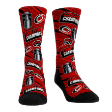 Носки Unisex Carolina Hurricanes Rock Em Red 2026 Stanley Cup Champions Crew