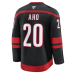 Джерси Carolina Hurricanes Sebastian Aho Fanatics Black 2026 Stanley Cup Champions Home Premium Patch