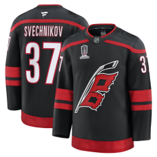 Джерси Carolina Hurricanes Andrei Svechnikov Fanatics Black 2026 Stanley Cup Champions Home Premium Patch Джерси Carolina Hurricanes Andrei Svechnikov Fanatics Black 2026 Stanley Cup Champions Home Premium Patch