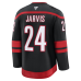 Джерси Carolina Hurricanes Seth Jarvis Fanatics Black 2026 Stanley Cup Champions Home Premium Patch