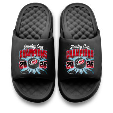 Unisex Carolina Hurricanes ISlide Black 2026 Stanley Cup Champions Motive Slide Sandals