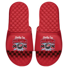 Unisex Carolina Hurricanes ISlide Red 2026 Stanley Cup Champions Slide Sandals