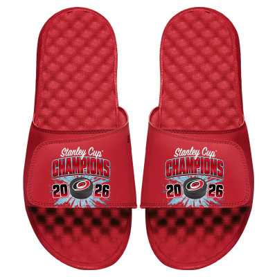 Unisex Carolina Hurricanes ISlide Red 2026 Stanley Cup Champions Slide Sandals