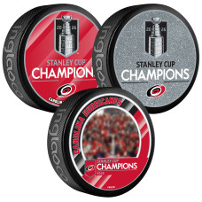Шайба Carolina Hurricanes Inglasco 2026 Stanley Cup Champions 3- Bundle